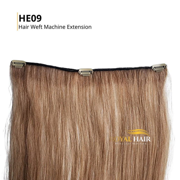 Tóc giả dạng dải 40–45 cm, gắn 3 kẹp – HE09 HAIR WEFT