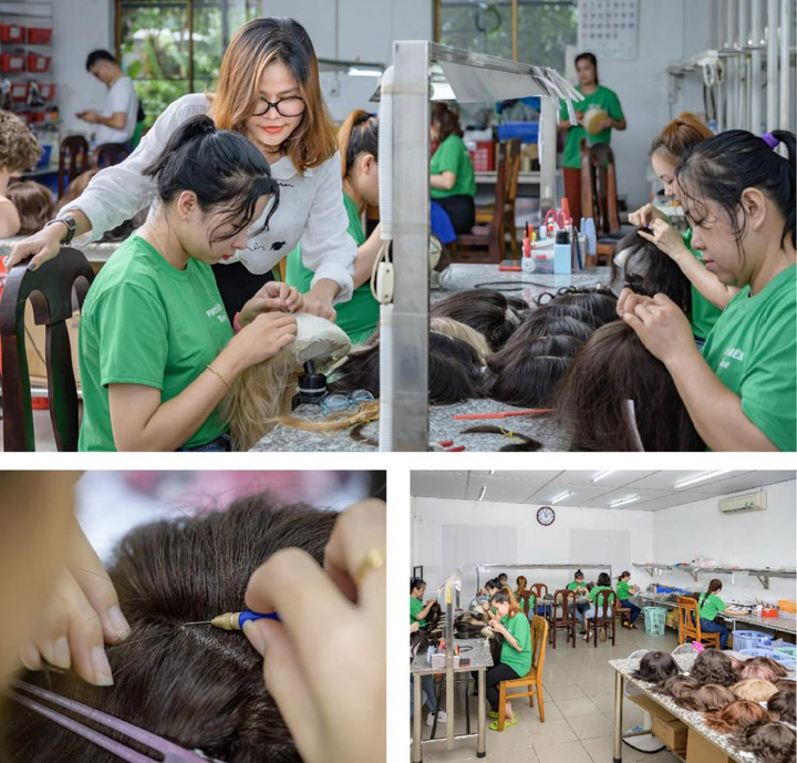 Phòng kiểm tra chất lượng Công ty Phúc Thiên Toupee