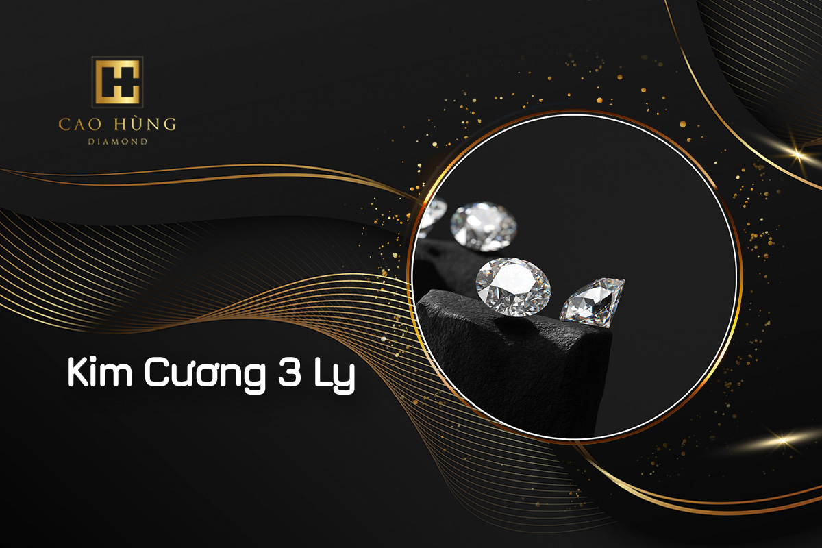 Viên kim cương 3 ly - Công Ty TNHH Cao Hùng Diamond