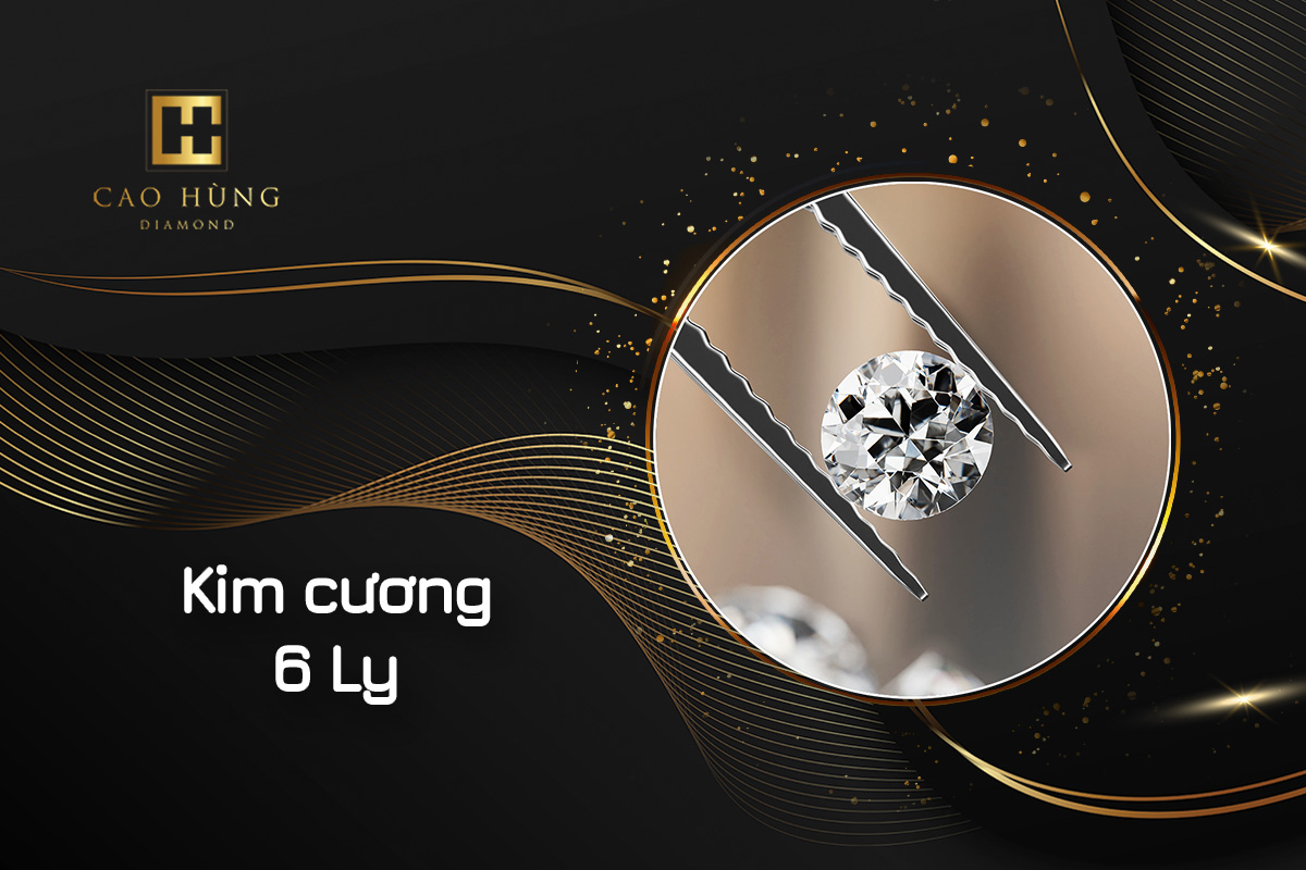 Viên kim cương 6 ly - Công Ty TNHH Cao Hùng Diamond