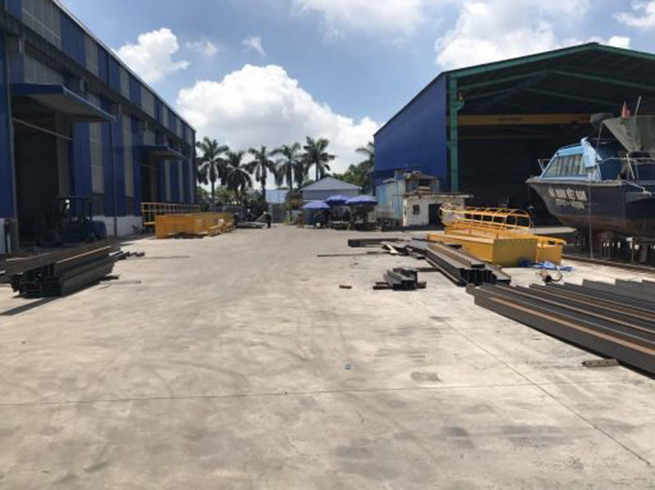 Bãi tập kết – tổ hợp gia công ngoài trời (Xưởng 1)