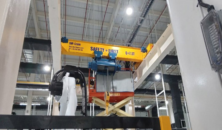 Thiết kế, thi công, lắp đặt cầu trục LGE