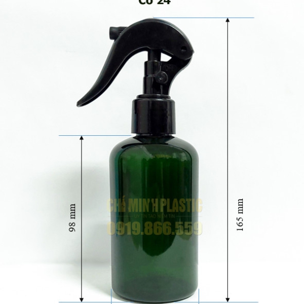 Chai nhựa PET 200ml-1 vòi xịt