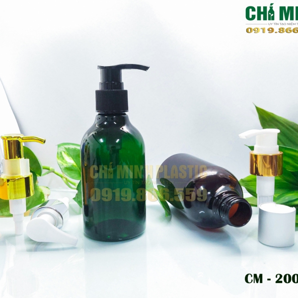 Chai nhựa PET 200ml  - vai lõm