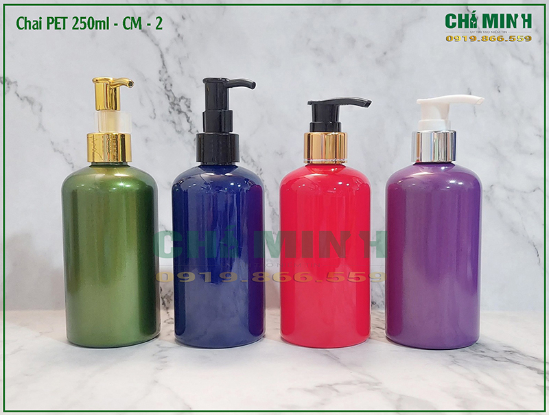 Vỏ chai PET 250ml - CM2 - Chai PET Nhựa Chí Minh - Công Ty CP Nhựa Chí Minh