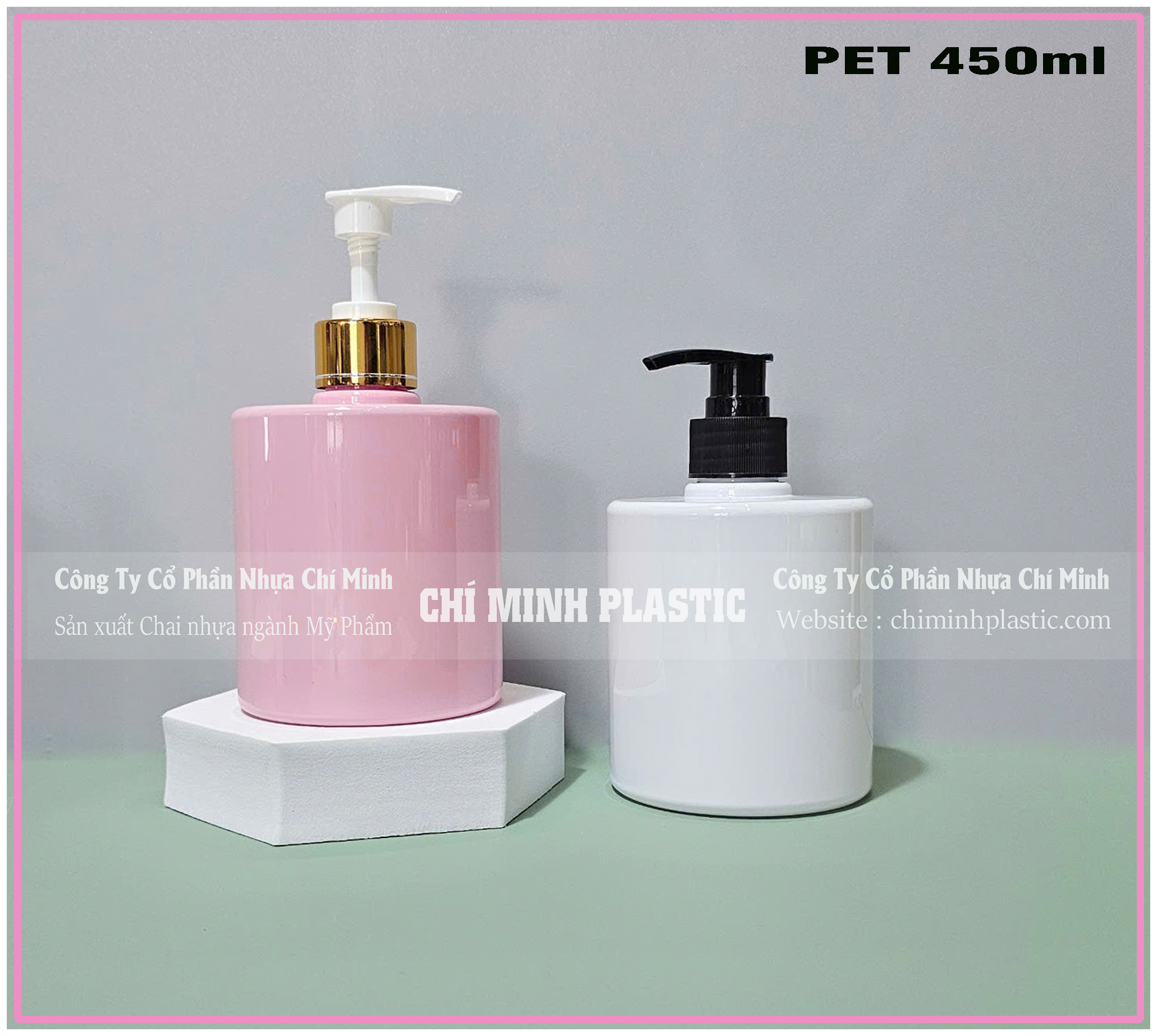 Vỏ chai 450ml CM2 - Chai PET Nhựa Chí Minh - Công Ty CP Nhựa Chí Minh