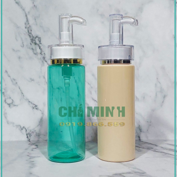 Chai nhựa PET 150ml-1 vòi voi