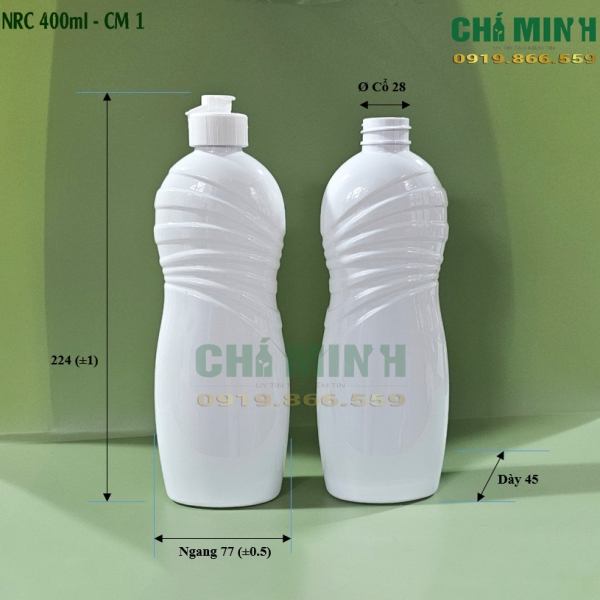 Chai nước rửa chén 400ml