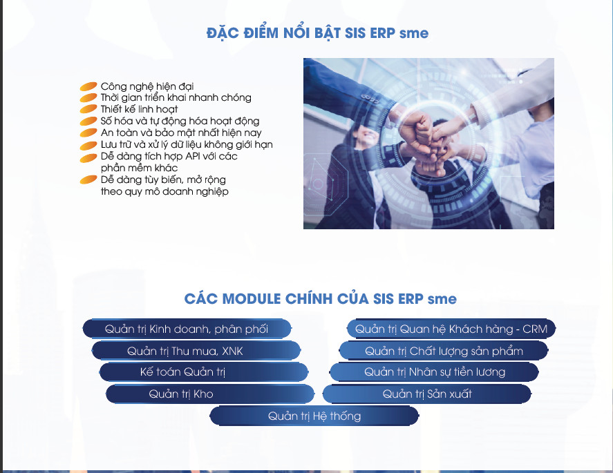 SIS ERP sme - Công Ty Cổ Phần S.I.S Việt Nam