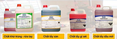 Hóa chất tẩy rửa công nghiệp - Công Ty Cổ Phần VINAPT