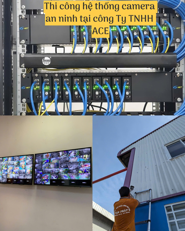 Thi công hệ thống Camera an ninh - Camera Vạn Phát - Công Ty TNHH Cung ứng Dịch Vụ Vạn Phát