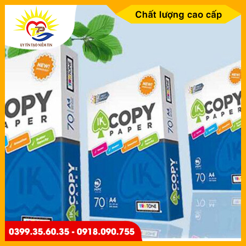 Giấy A4 ik - Vật Liệu Đóng Gói Thiên Phú Tín - Công Ty TNHH Thiên Phú Tín