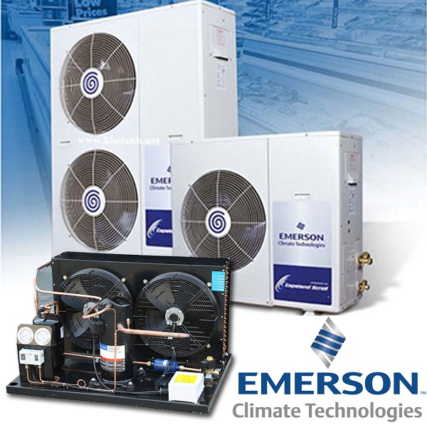 Cụm máy nén dàn ngưng Emerson - Kho Lạnh Sài Gòn - Công Ty TNHH Thương Mại Dịch Vụ Cơ Điện Lạnh Nguyễn Khánh