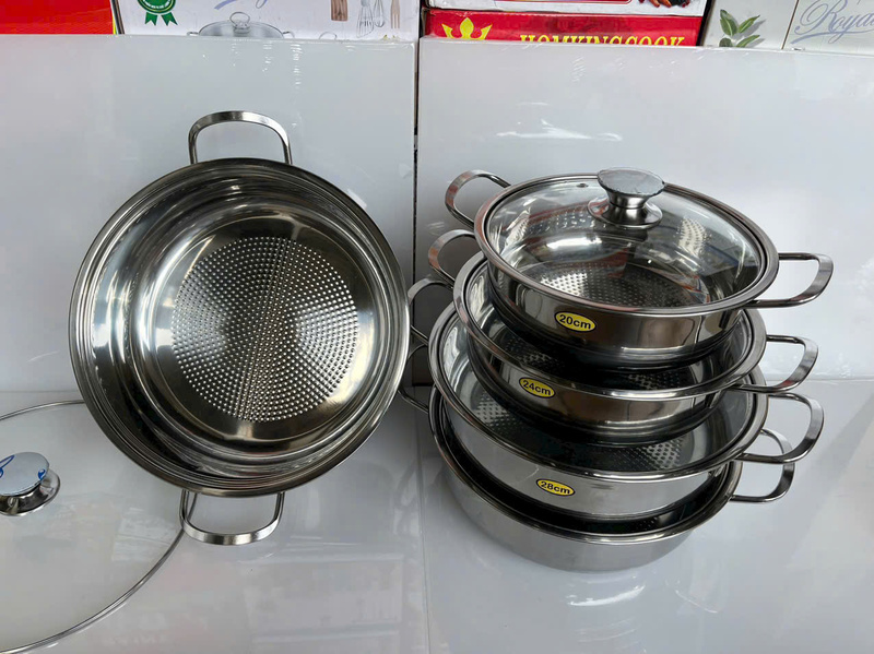 Chảo lẩu inox - Đồ Gia Dụng Cát Vàng - Công Ty TNHH Gia Dụng Cát Vàng