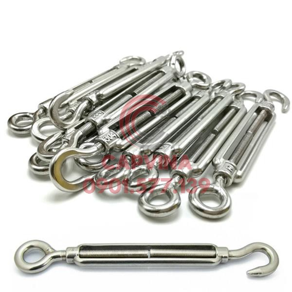 Tăng đơ inox 1 đầu móc 1 đầu tròn - Cáp Thép Bao Báp - Công TNHH Bao Báp Việt Nam