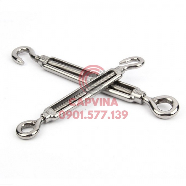 Tăng đơ inox 1 đầu móc 1 đầu tròn - Cáp Thép Bao Báp - Công TNHH Bao Báp Việt Nam