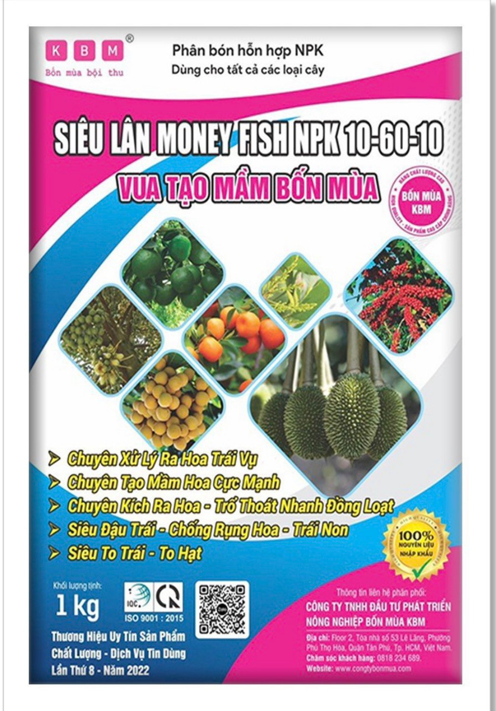 Vua tạo mầm Bốn Mùa 10-60-10