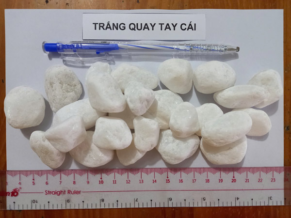 Sỏi trắng quay - Vật Liệu Lọc Nước Cát Thạch Anh - Công Ty TNHH Cát Thạch Anh