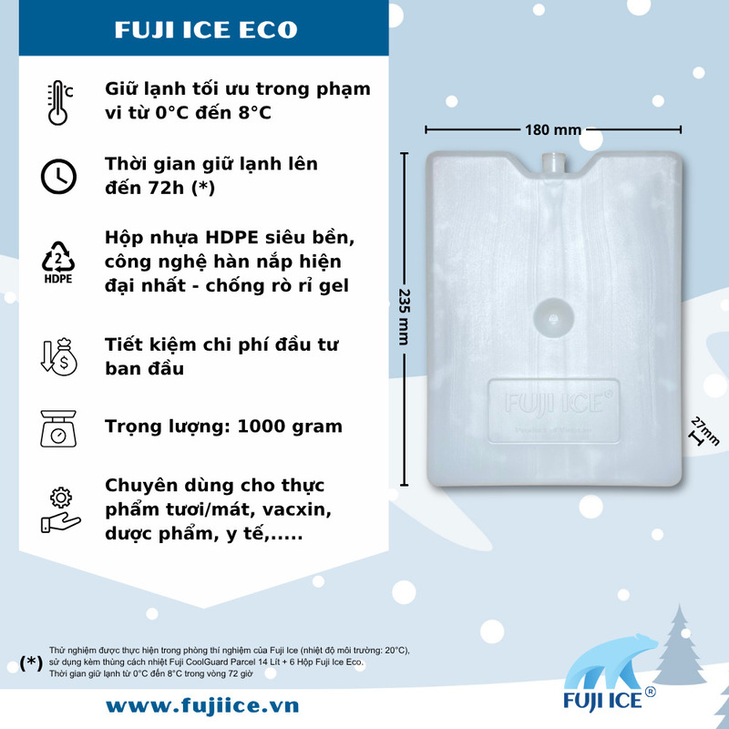 Hộp đá Gel Fuji Ice Eco