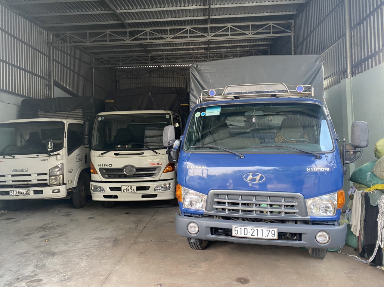 Hình ảnh đội xe công ty Quyết Thắng