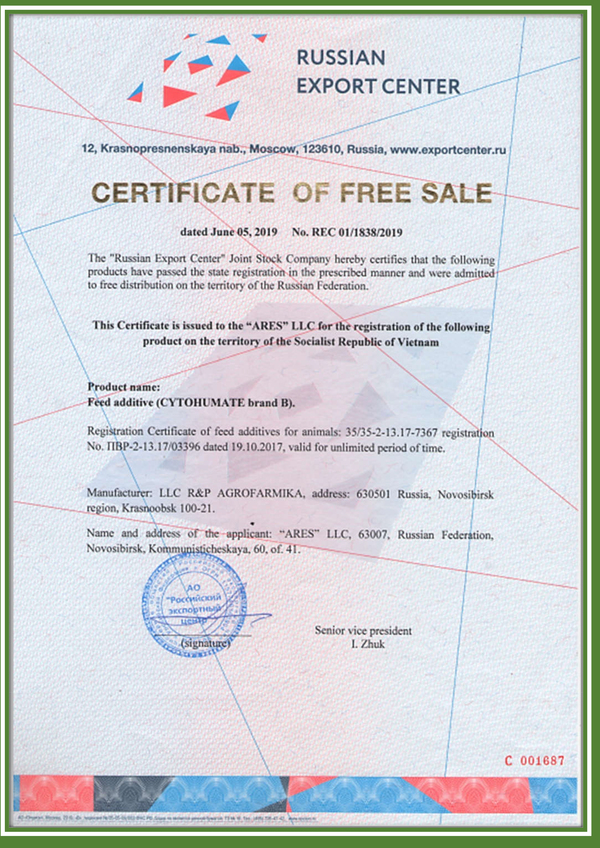 Chứng nhận - Công Ty Cổ Phần Giải Pháp GREEN LIFE