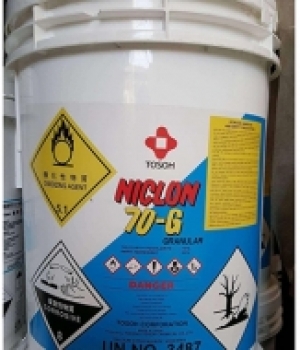 Chlorine Nhật clorin NICLON 70 - Bể Bơi Vạn Hưng - Công Ty TNHH Thiết Bị Công Nghệ Vạn Hưng