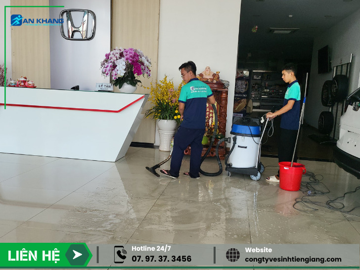 Dịch vụ mài sàn và đánh bóng sàn - Vệ Sinh Công Nghiệp An Khang - Công Ty Cổ Phần Tập Đoàn Vệ Sinh Chuyên Nghiệp An Khang