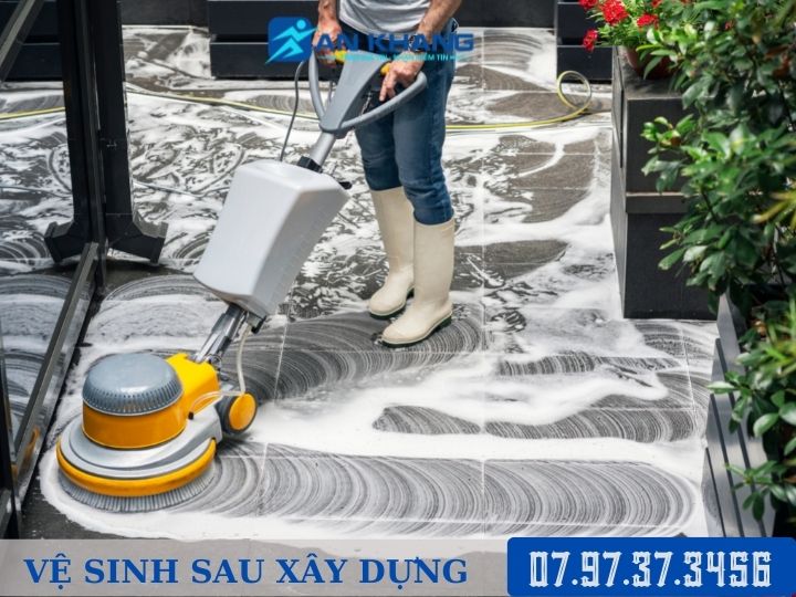 Dịch vụ vệ sinh sau xây dựng - Công Ty Cổ Phần Tập Đoàn Vệ Sinh Chuyên Nghiệp An Khang