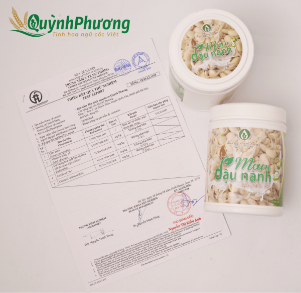 Bột mầm đậu nânh - Công Ty TNHH Quỳnh Phương Gold Food Việt Nam