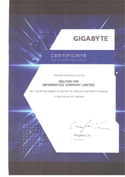 Đại lý ủy quyền của Gigabyte tại Việt Nam - Thiết Bị Mạng, Thiết Bị Văn Phòng Nguyên Kim - Công Ty TNHH Vi Tính Nguyên Kim