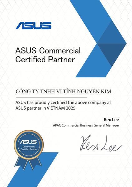 Đối tác thương mại của ASUS tại Việt Nam năm 2025 - Thiết Bị Mạng, Thiết Bị Văn Phòng Nguyên Kim - Công Ty TNHH Vi Tính Nguyên Kim