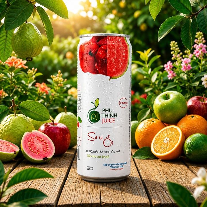 Nước ép sơ ri ổi