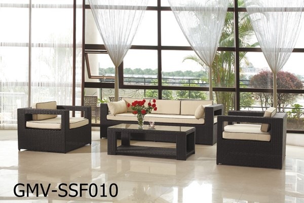 Bộ bàn ghế nhựa giả mây