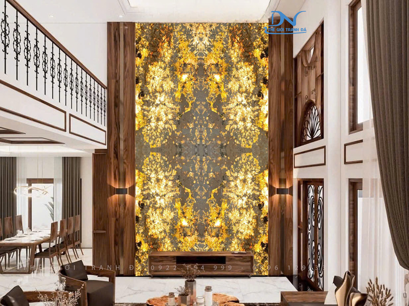 Tranh đá xuyên sáng Alpinus - Thông tầng 4 tấm