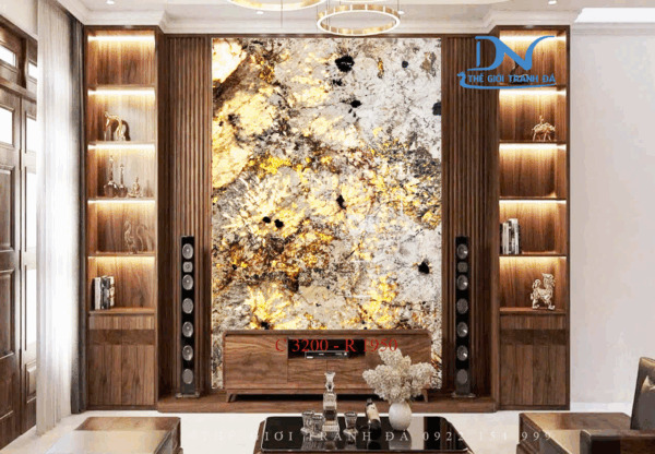 Tranh đá xuyên sáng Apinus - Tấm đơn dựng đứng DN-D05