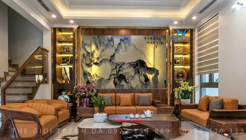 Tranh đá xuyên sáng Apinus - Đơn tấm đặt nằm ngang