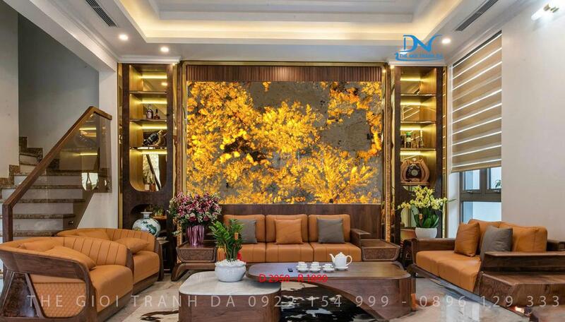 Tranh đá xuyên sáng Apinus - Đơn tấm đặt nằm ngang