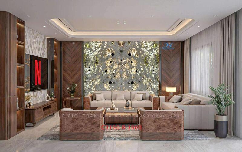 Tranh đá xuyên sáng Apinus - Ghép đối xứng 2 tấm