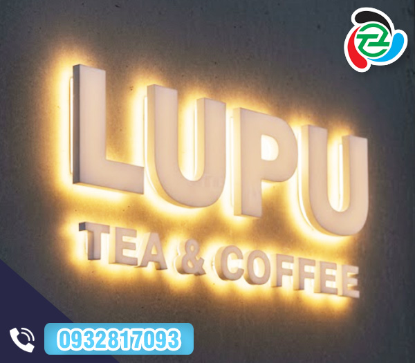 Bảng hiệu chữ nổi hất sáng chân (Backlit) - Bảng Hiệu Bến Tre - Công Ty Trách Nhiệm Hữu Hạn Một Thành Viên Thương Mại Dịch Vụ Sản Xuất Thắng Thiên