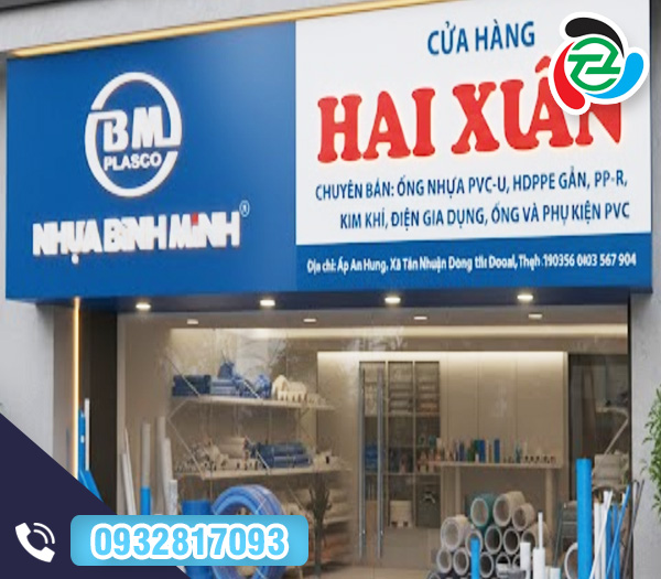 Bảng hiệu chữ nổi Alu Nhựa Bình Minh - Bảng Hiệu Bến Tre - Công Ty Trách Nhiệm Hữu Hạn Một Thành Viên Thương Mại Dịch Vụ Sản Xuất Thắng Thiên