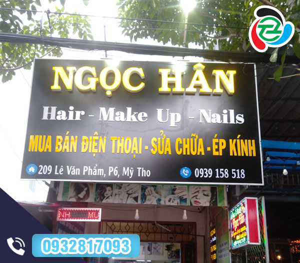 Dịch vụ thiết kế, thi công quảng cáo Ngọc Hân - Bảng Hiệu Bến Tre - Công Ty Trách Nhiệm Hữu Hạn Một Thành Viên Thương Mại Dịch Vụ Sản Xuất Thắng Thiên