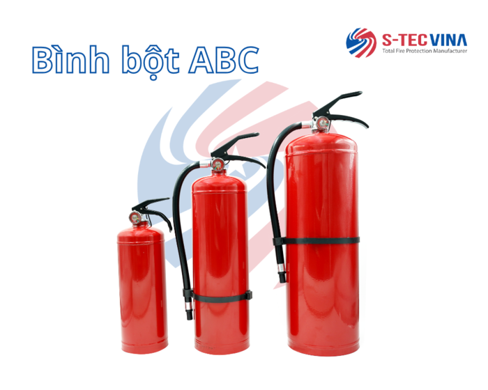 Bình chữa cháy xách tay ABC - Nhà Sản Xuất Hệ Thống Chữa Cháy Tự Động Bằng Khí - Công Ty TNHH S-TEC Vina