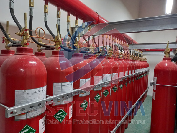 Dàn bình khí CO2 - Nhà Sản Xuất Hệ Thống Chữa Cháy Tự Động Bằng Khí - Công Ty TNHH S-TEC Vina