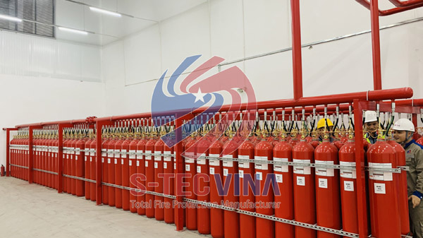 Hệ thống bình CO2 - Nhà Sản Xuất Hệ Thống Chữa Cháy Tự Động Bằng Khí - Công Ty TNHH S-TEC Vina