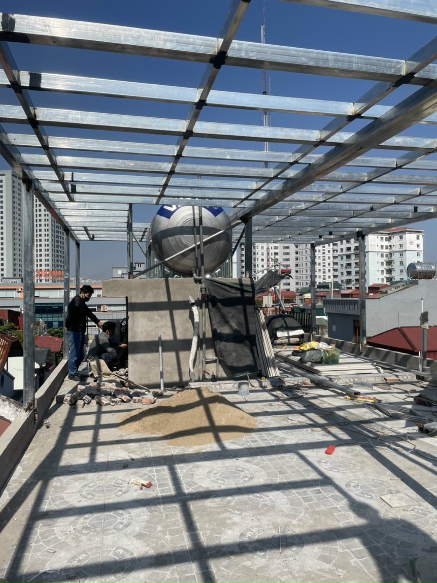 Thi công nhà siêu nhẹ - Chống Thấm Thành Công - Công Ty TNHH Xây Dựng Và Phát Triển Tài Nguyên Môi Trường Thành Công