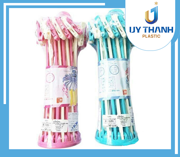 Móc nhựa chùm 20 kẹp - Uy Thành Plastic - Công Ty TNHH Uy Thành Plastic