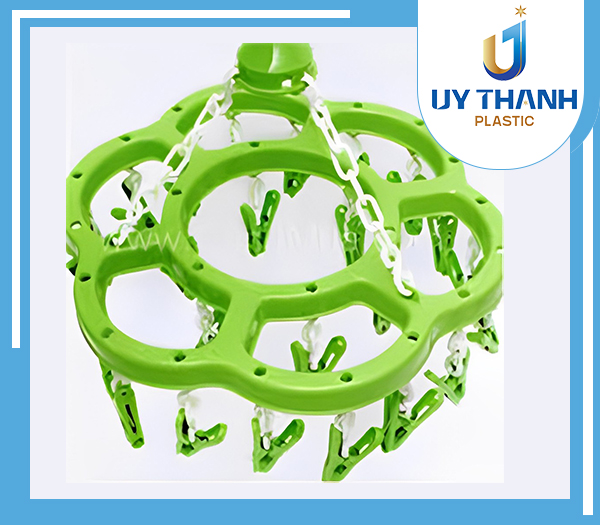 Móc phơi hoa mai 15 kẹp - Uy Thành Plastic - Công Ty TNHH Uy Thành Plastic