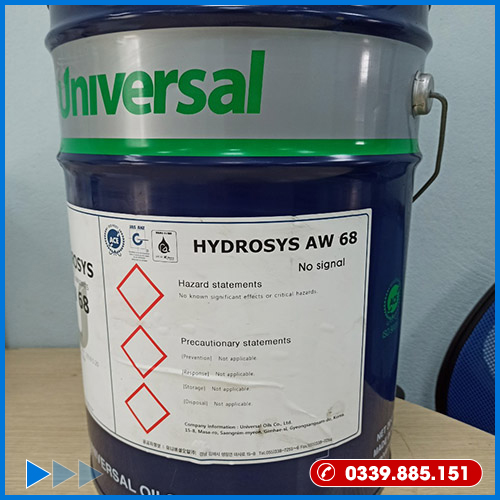 Dầu thủy lực Hydrosys AW 68 - Hóa Chất Tẩy Rửa Công Nghiệp Jiwon - Công Ty TNHH Jiwon Trading