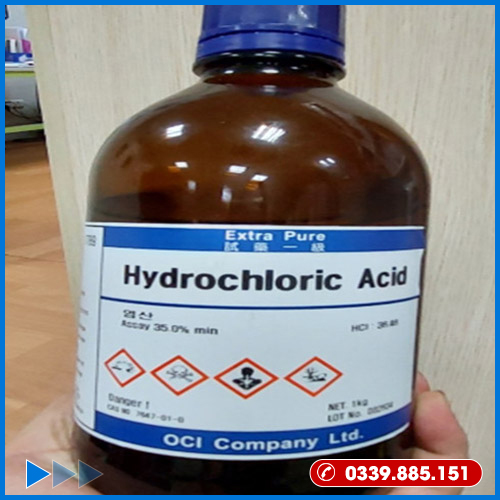 HCl - Hóa Chất Tẩy Rửa Công Nghiệp Jiwon - Công Ty TNHH Jiwon Trading