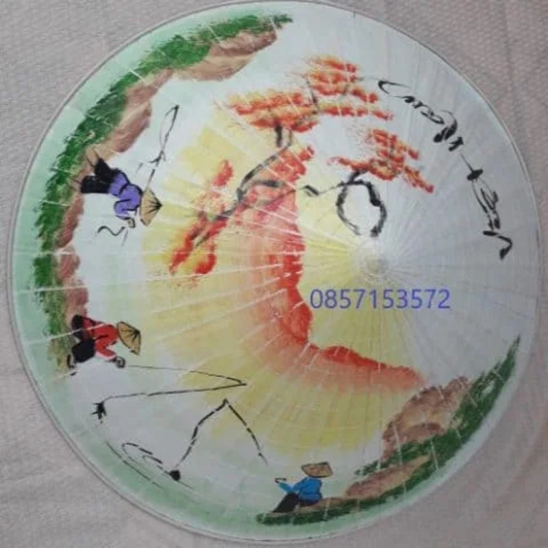 Nón lá vẽ size 40cm